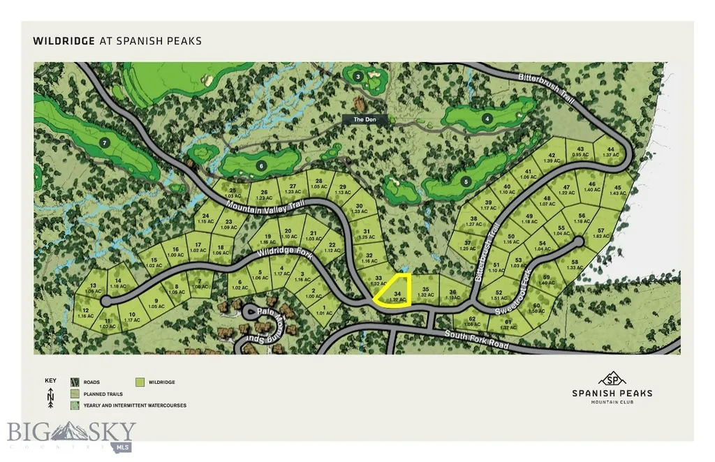 Lot 34 Mountain Valley Trail Big Sky MT 59716