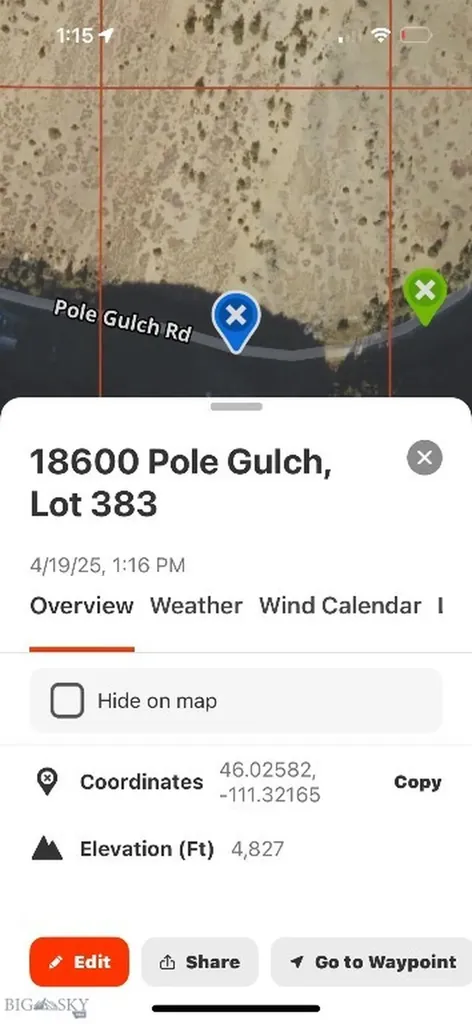 18600 Pole Gulch Three Forks MT 59752