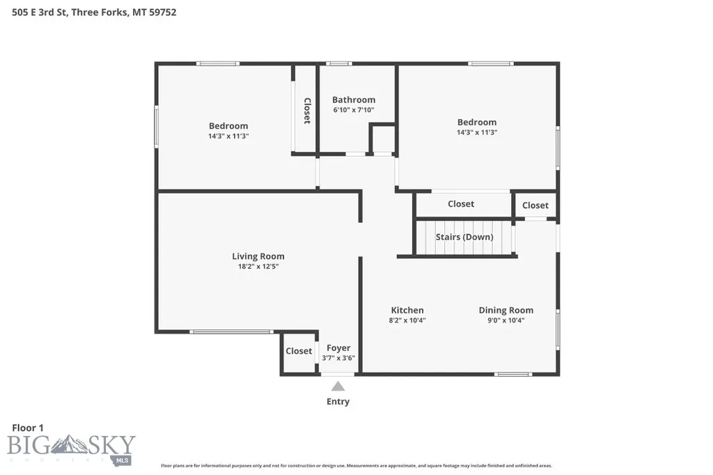 505 E 3rd Avenue E Three Forks MT 59752