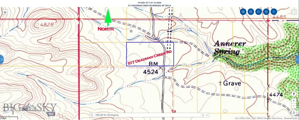 517 Deadman Creek Road Bridger MT 59014