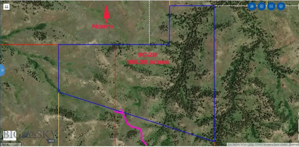 Tbd Lone Rock Canyon Lane Hysham MT 59076