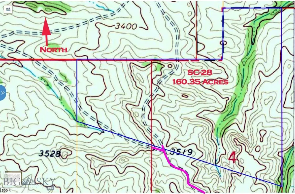 Tbd Lone Rock Canyon Lane Hysham MT 59076
