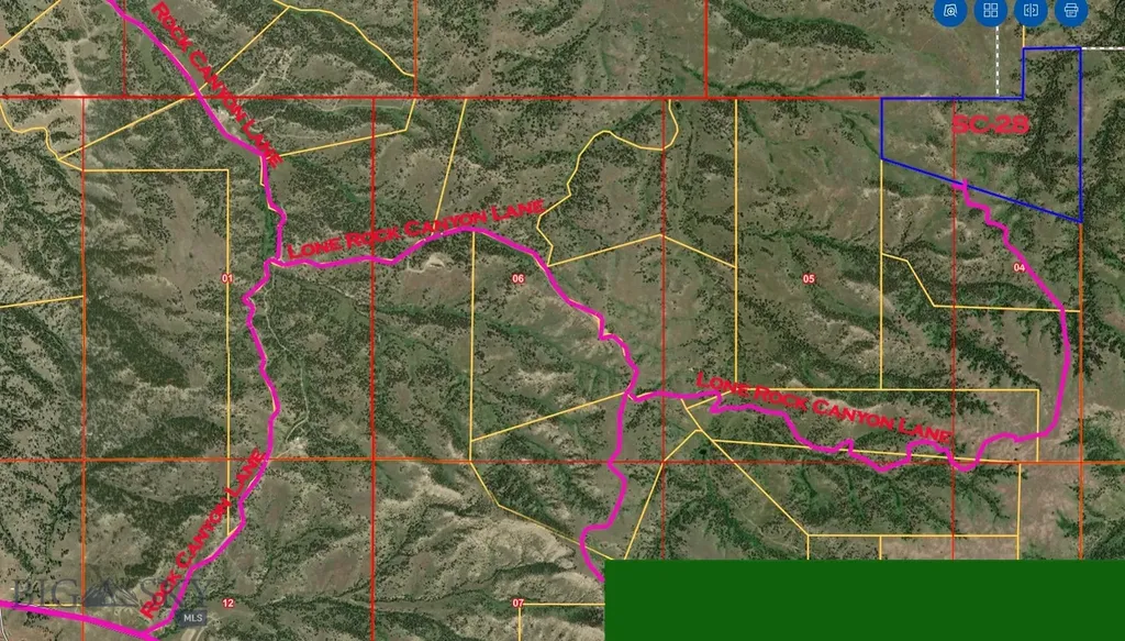 Tbd Lone Rock Canyon Lane Hysham MT 59076