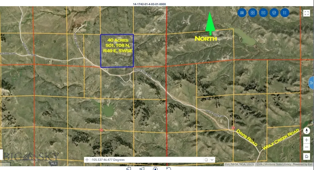 0 Davis Road Miles City MT 59301