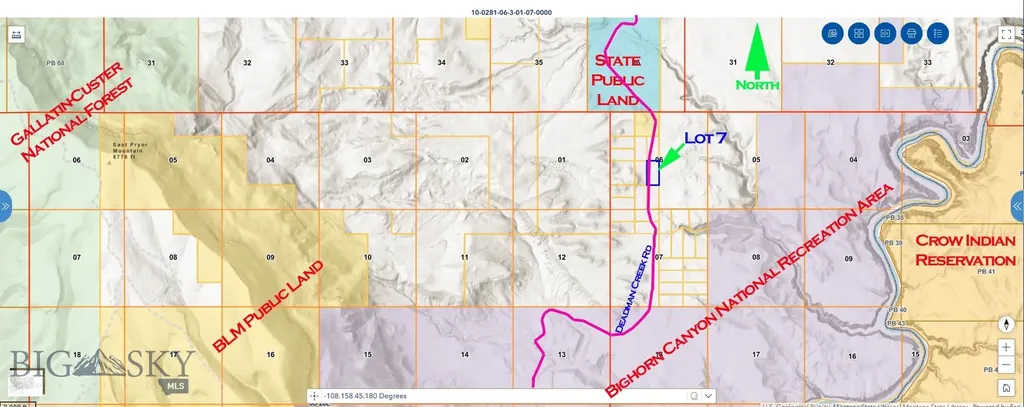 Tbd Deadman Creek Road Bridger MT 59014