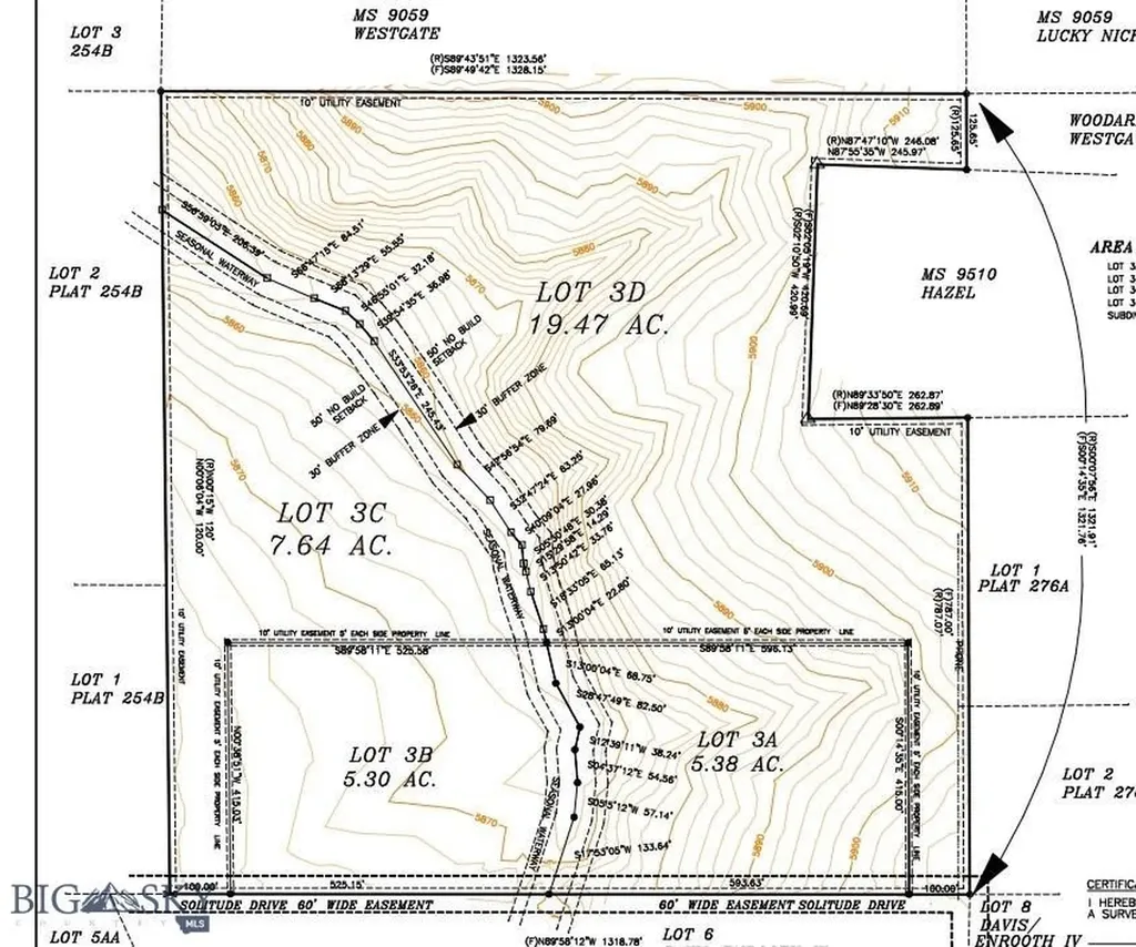 Tbd Lot 3a Solitude Drive Butte MT 59701