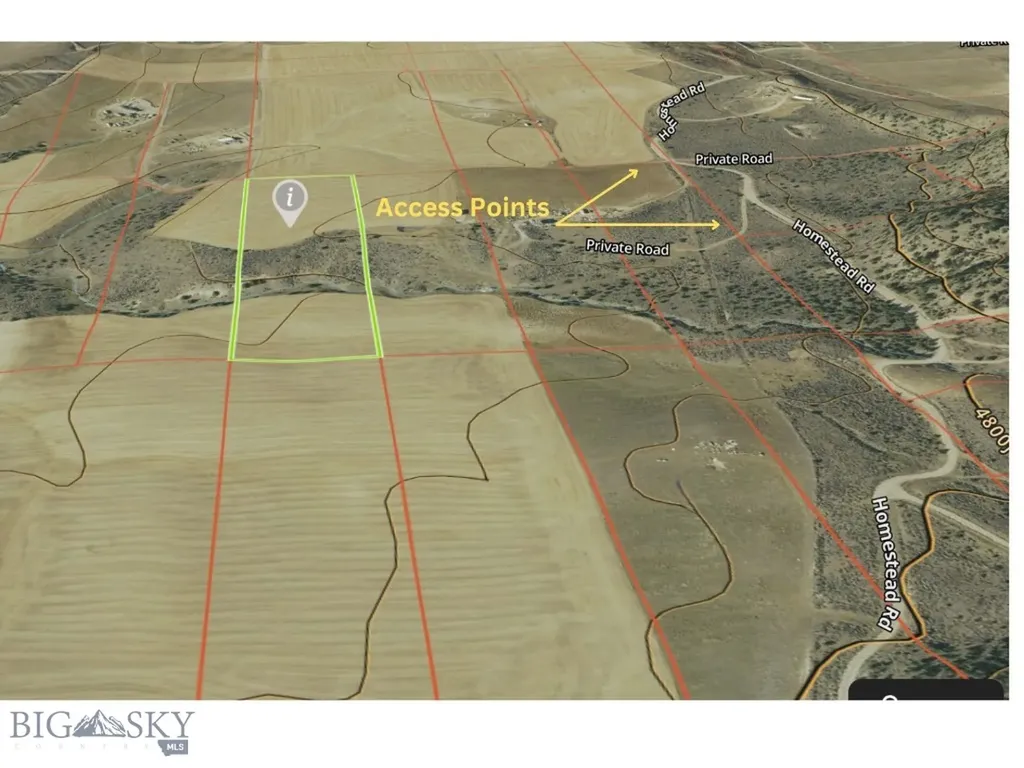 Tbd Homestead Road Three Forks MT 59752