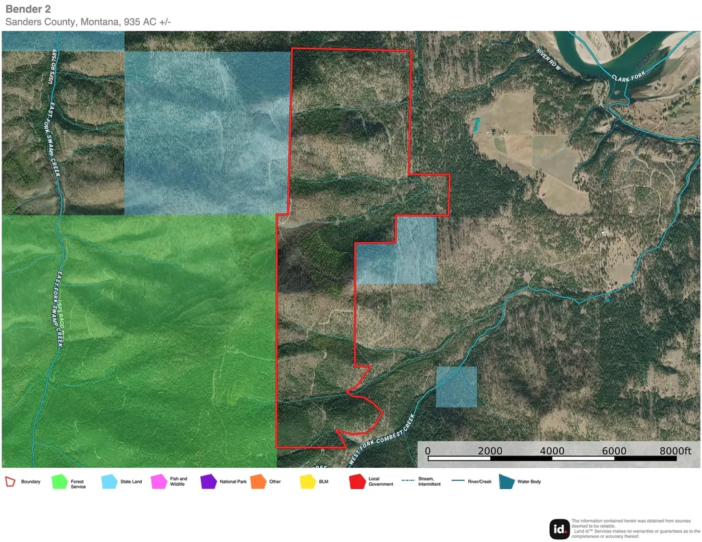 Nhn West Fork Combest Creek Plains MT 59859