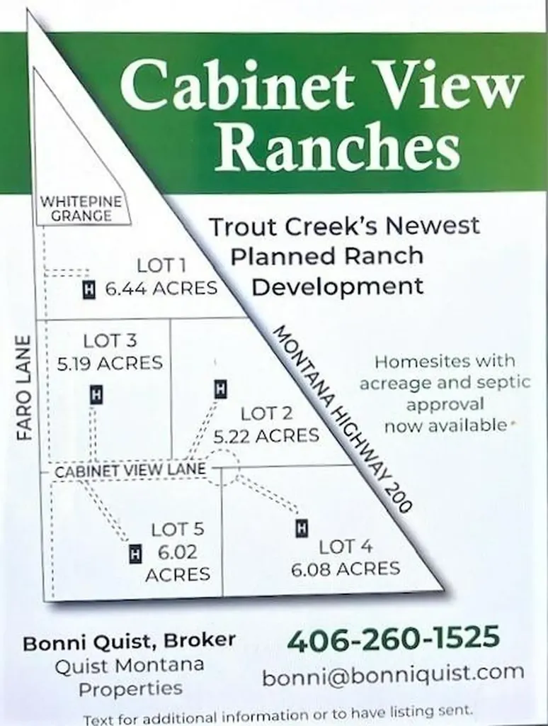 21 Cabinet View Trout Creek MT 59874