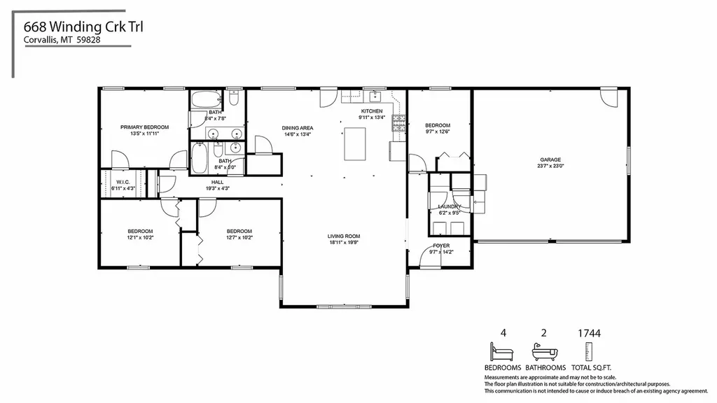 668 Winding Creek Trail Corvallis MT 59828