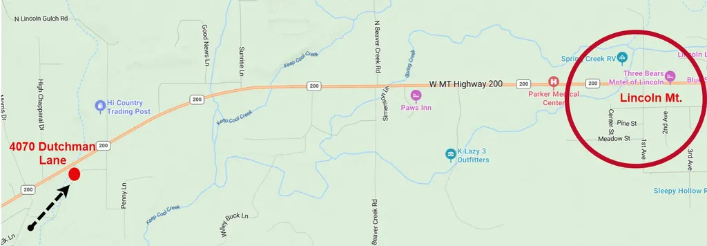 4070 Dutchman Lane Lincoln MT 59639