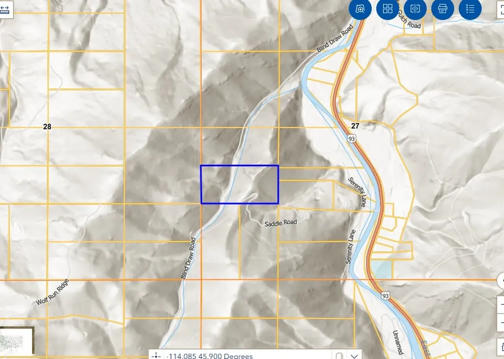 Nhn Blind Creek Draw Road Conner MT 59827