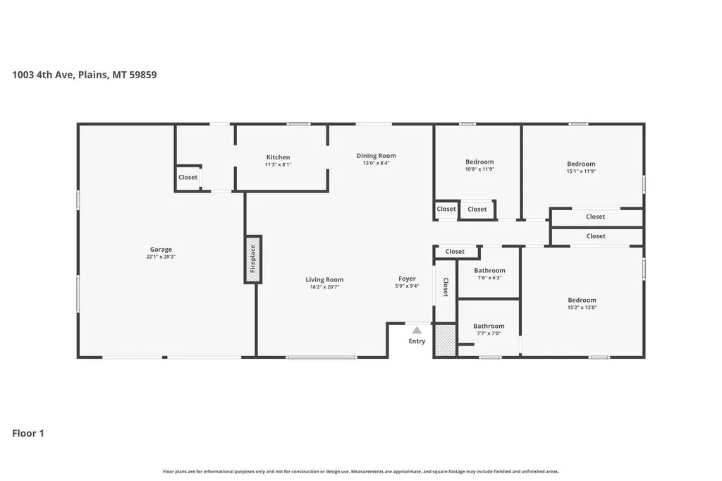 1003 4th Avenue Plains MT 59859
