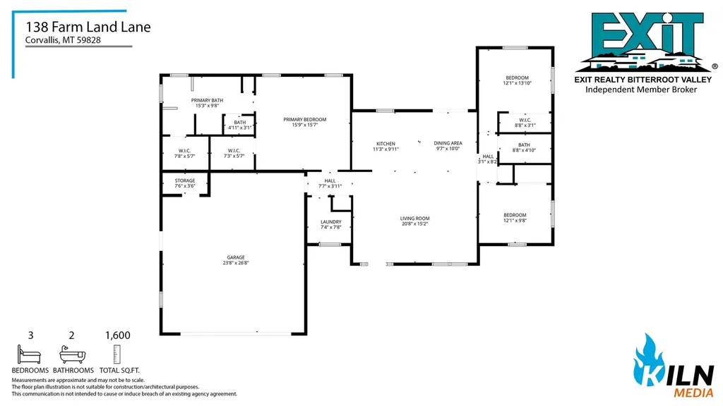 138 Farm Land Lane Corvallis MT 59828