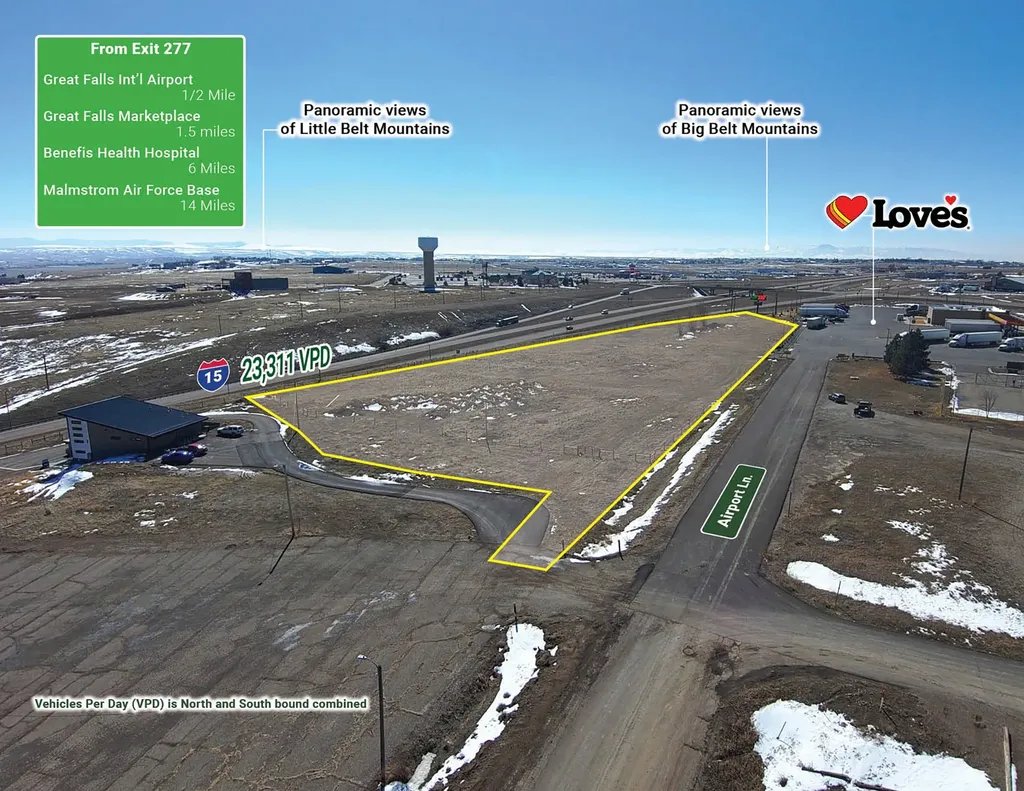 Exit 277 Old Airport Road Great Falls MT 59404