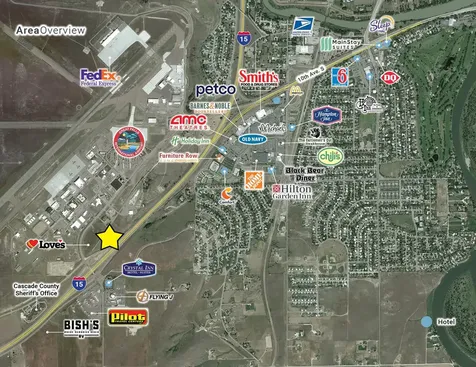 Exit 277 Old Airport Road Great Falls MT 59404