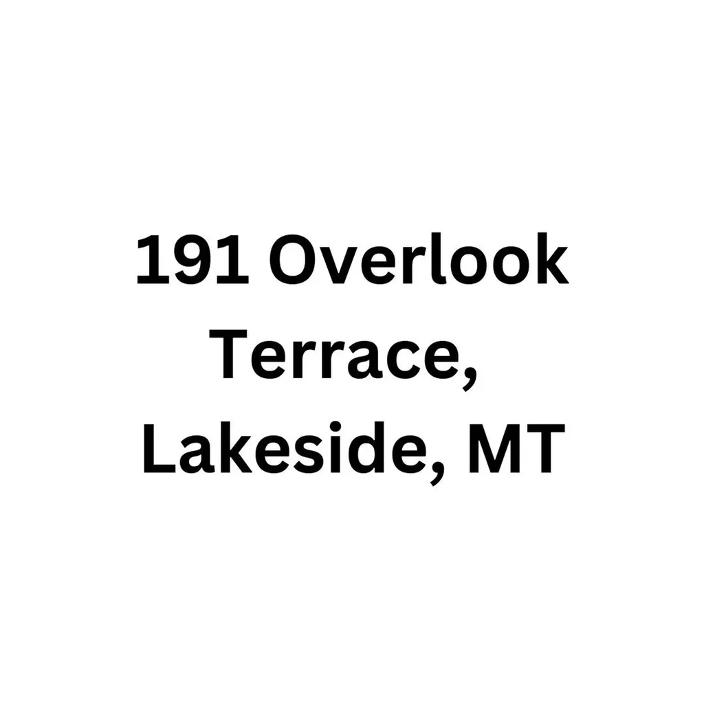 191 Overlook Terrace Lakeside MT 59922