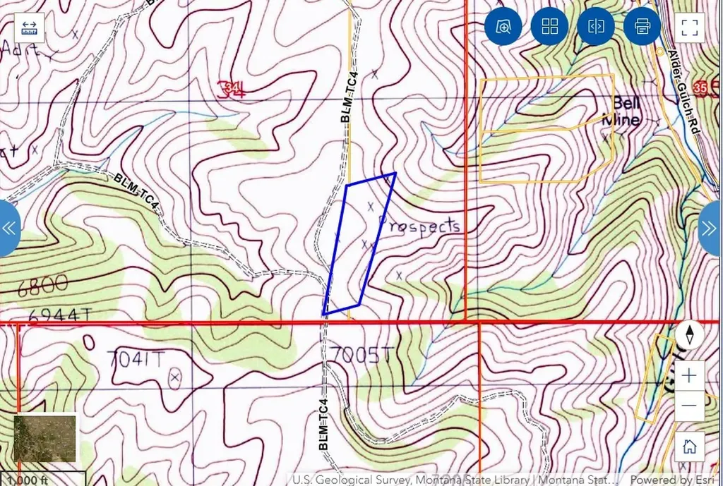 Tbd Way Up Lode Survey No. 7310 Virginia City MT 59729