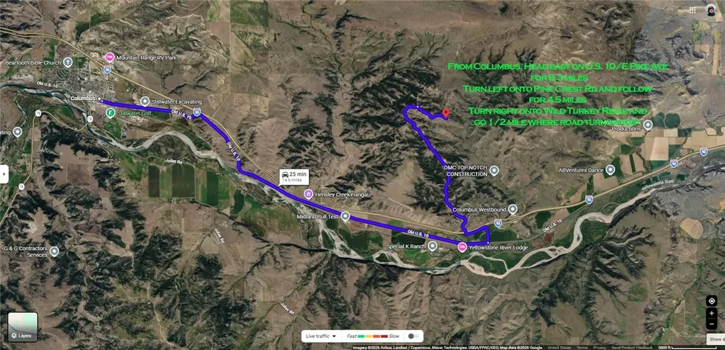 Nhn Wild Turkey Ridge Road Columbus MT 59019