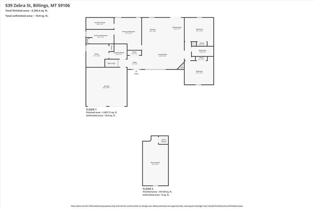 539 Zebra Street Billings MT 59106