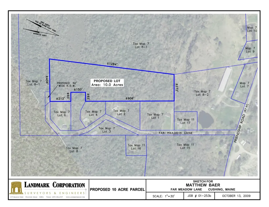 Map 7 Lot 8 Far Meadow Lane Cushing ME 04563