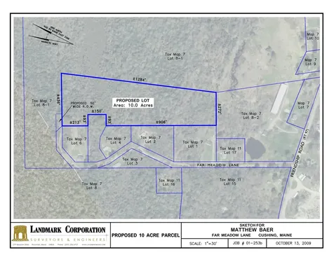 Map 7 Lot 8 Far Meadow Lane Cushing ME 04563