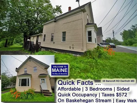 38 Bancroft Road Danforth ME 04424