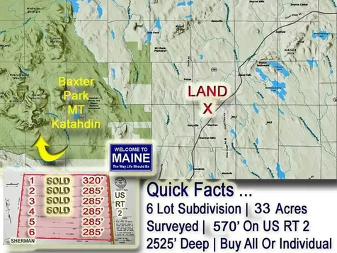 Lot 18 Us Route 2 Highway Sherman ME 04776