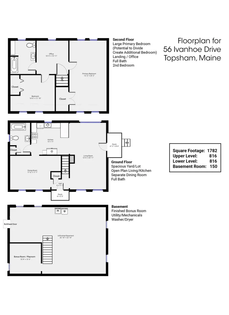 56 Ivanhoe Drive Topsham ME 04086