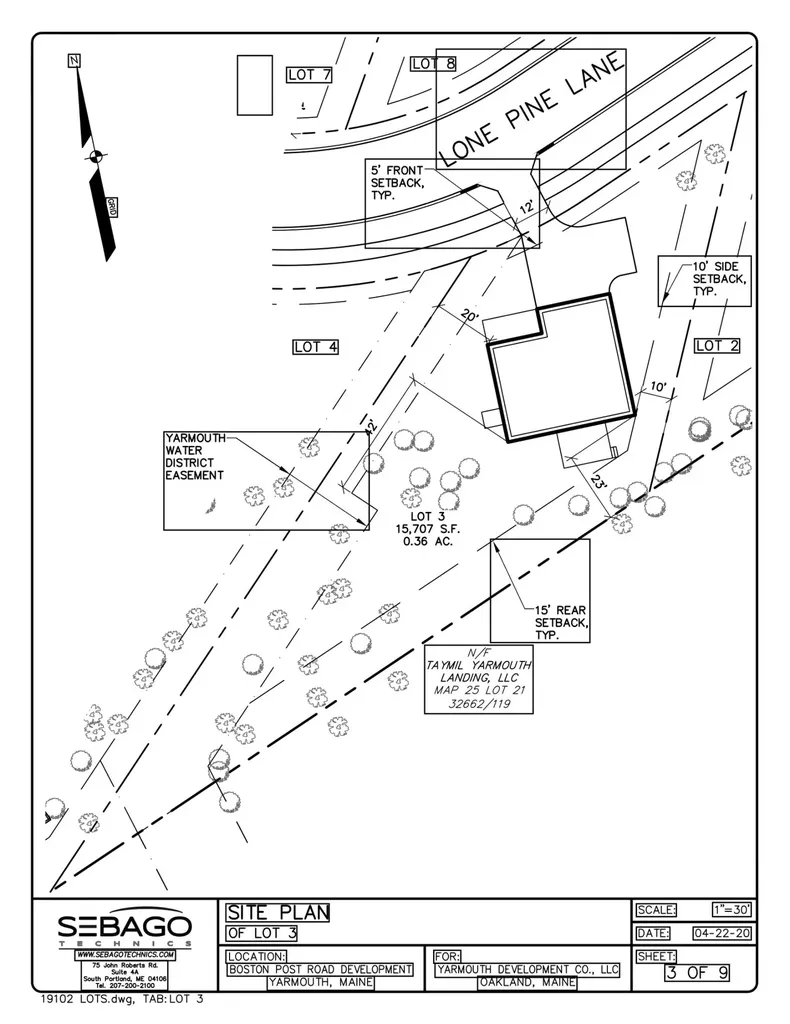 Lot 3 Lone Pine Lane Yarmouth ME 04096