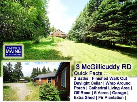 3 Mcgillicuddy Road Hodgdon ME 04730