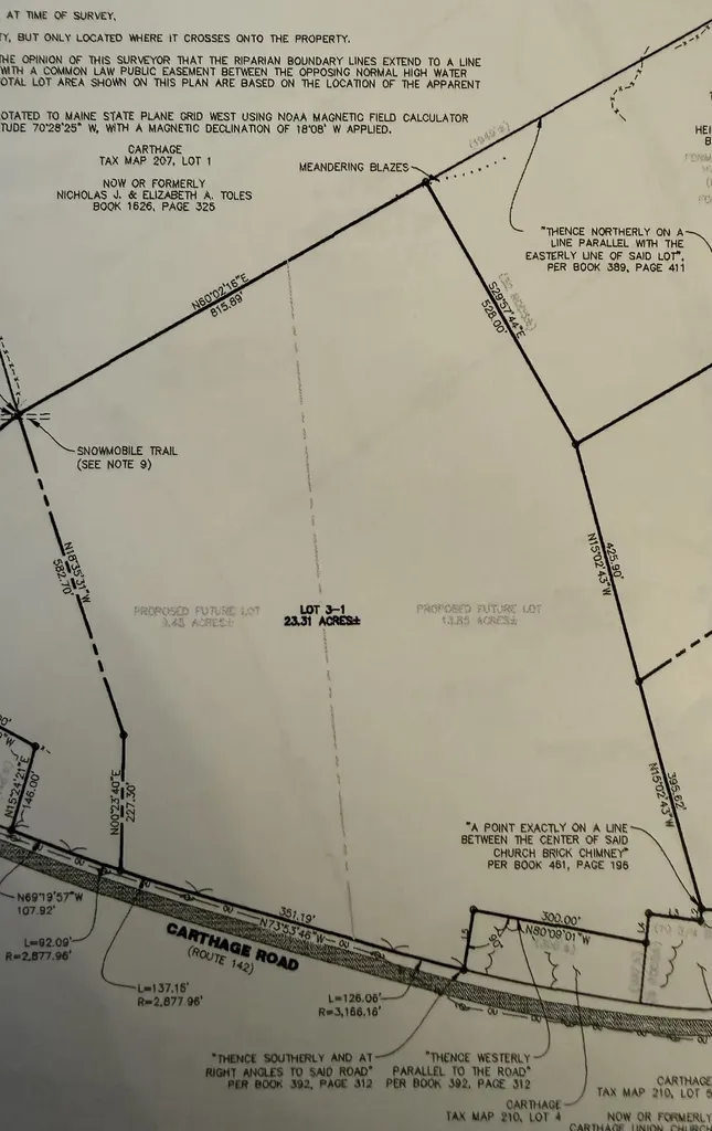 Lot 3 Carthage Road Carthage ME 04224