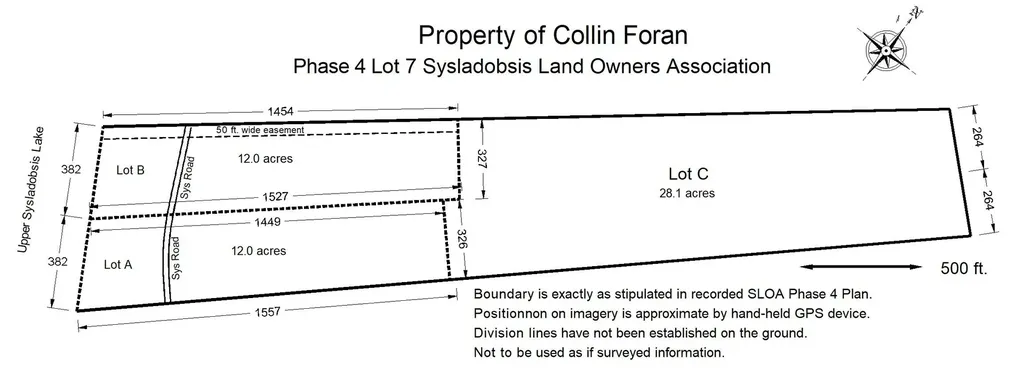 M06-LOT18B Sys Road Lakeville ME 04487