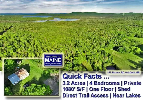 168 Brown Road Oakfield ME 04763