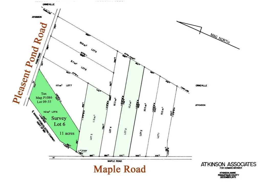 Lot 6 Pleasent Pond Road Atkinson ME 04426