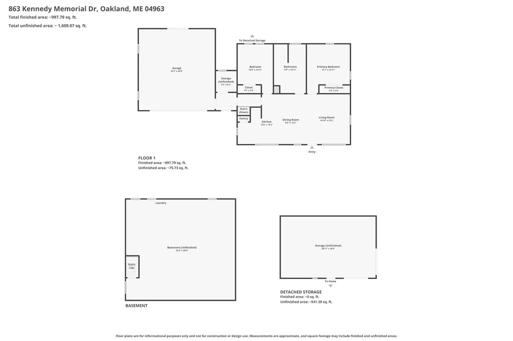 863 Kennedy Memorial Drive Oakland ME 04963