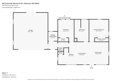 863 Kennedy Memorial Drive Oakland ME 04963