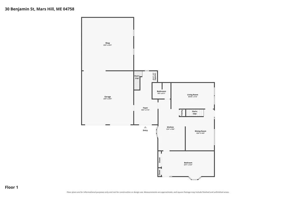 30 Benjamin Street Mars Hill ME 04758