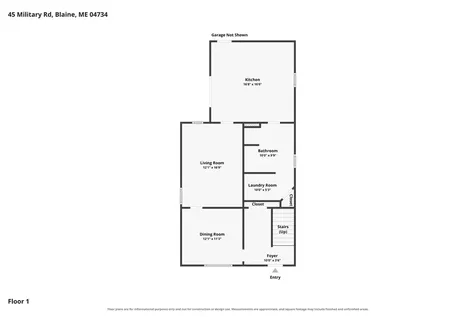 45 Military Road Blaine ME 04734
