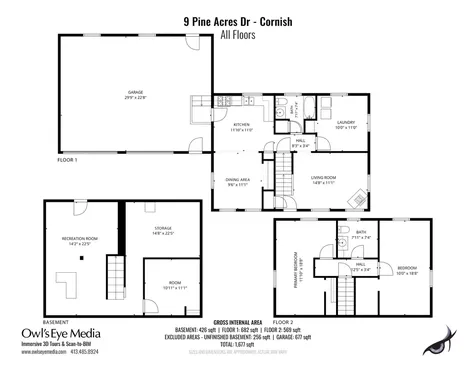 9 Pine Acres Drive Cornish ME 04020