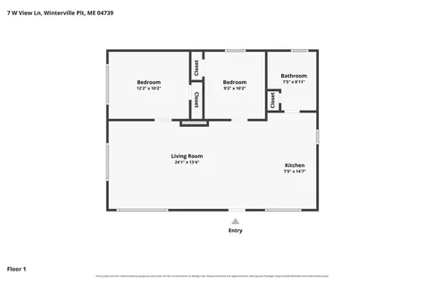 7 West View Lane Winterville Plt ME 04736