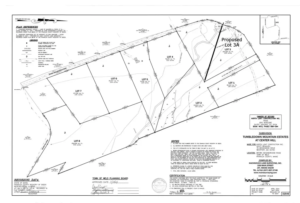 Lot 3a Brown Neighborhood Road Weld ME 04285