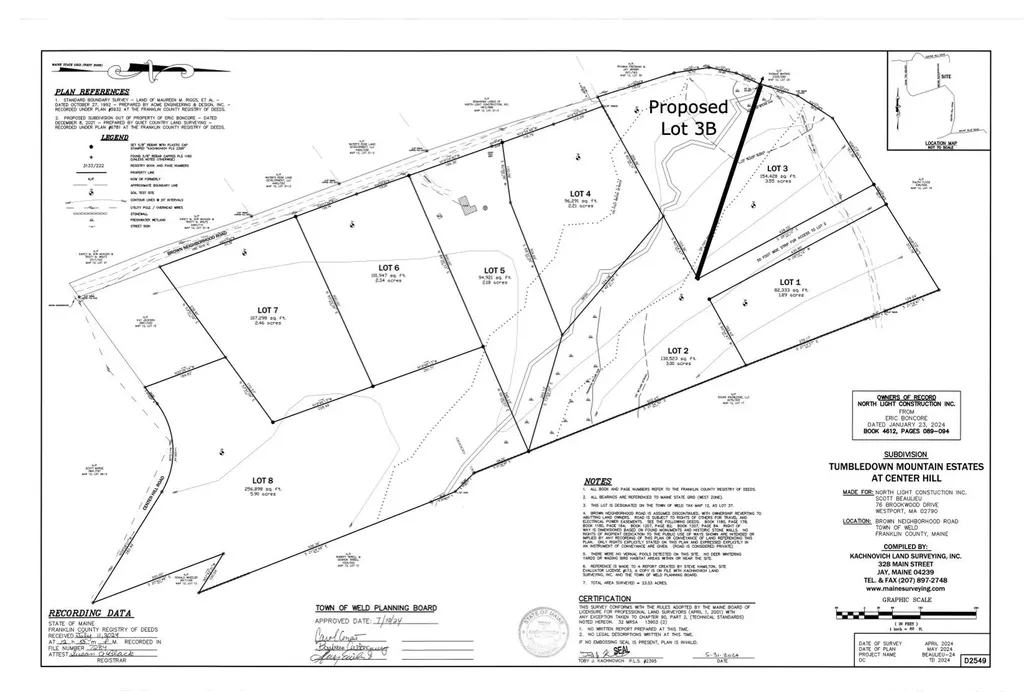 Lot 3b Brown Neighborhood Street Weld ME 04947