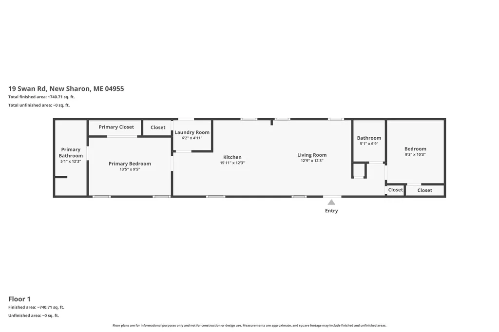 19 Swan Road New Sharon ME 04955