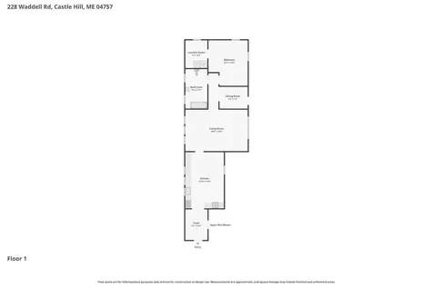 228 Waddell Road Castle Hill ME 04757