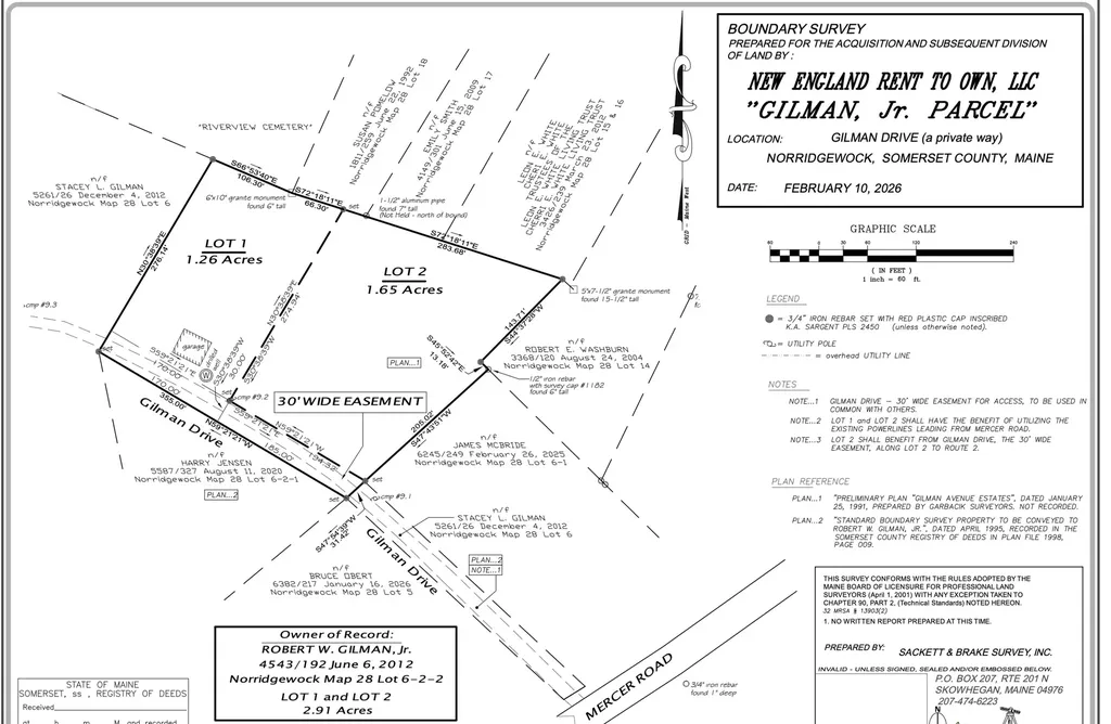 0 Gilman Drive Norridgewock ME 04957