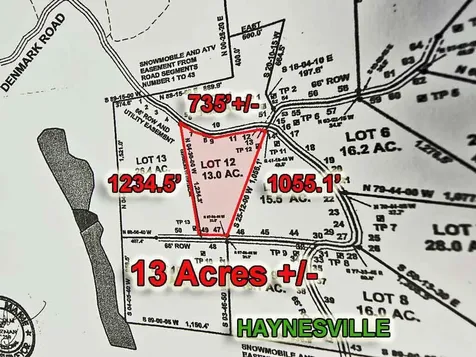 Lot 12 Denmark Road Haynesville ME 04497