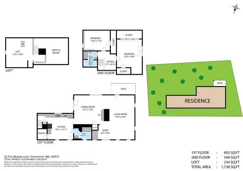 18, 22 &32 Fox Meade Lane Searsmont ME 04973