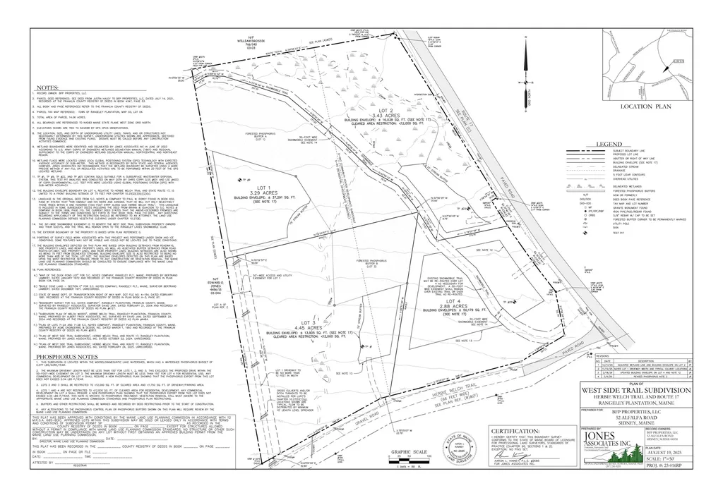 Lot 4.1-2 Rumford Road Rangeley Plt ME 04970