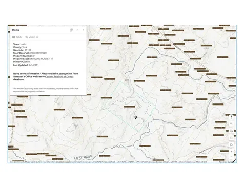 Map 007 Lot 038 Hollis ME 04042